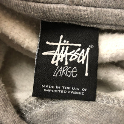 【中古品】【メンズ】 STUSSY ステューシー LOGO HOODIE ロゴ フーディ トップス プルーオーバー 142-260702-sa-20-tei サイズ：L カラー：グレー 万代Net店
