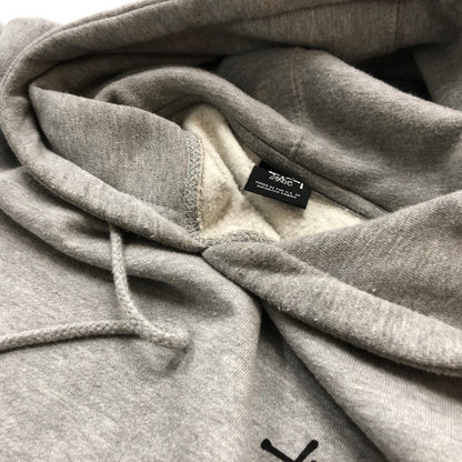 【中古品】【メンズ】 STUSSY ステューシー LOGO HOODIE ロゴ フーディ トップス プルーオーバー 142-260702-sa-20-tei サイズ：L カラー：グレー 万代Net店
