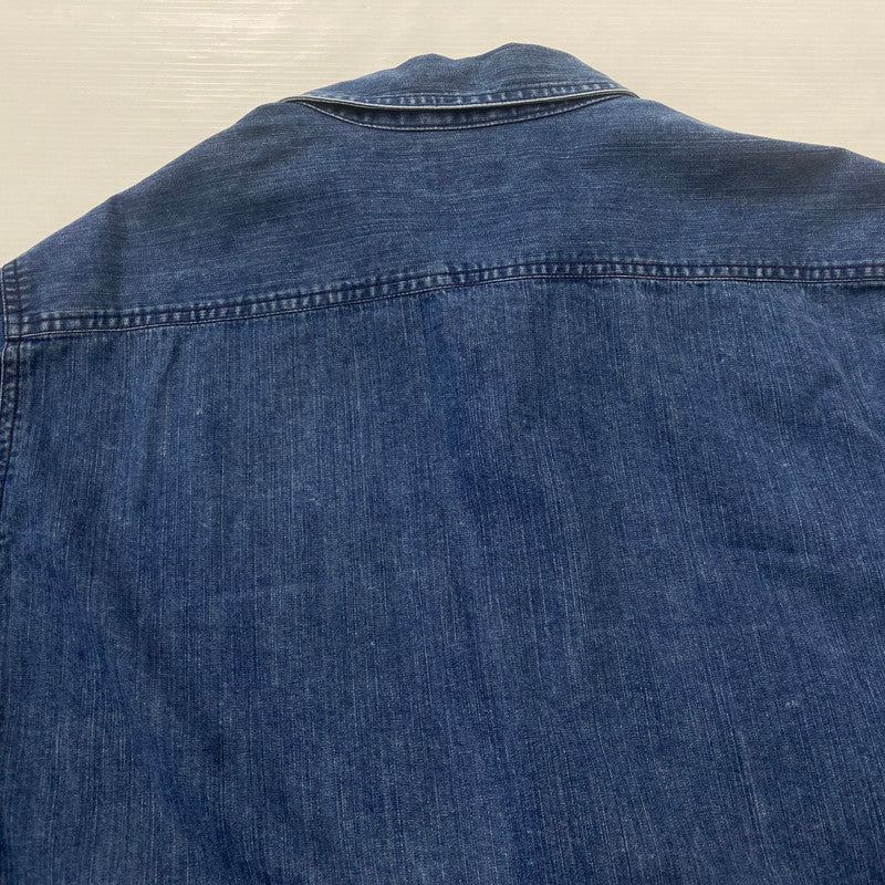 【中古品】【メンズ】 KOJIMA GENES 児島ジーンズ DENIM SHIRT MADE IN JAPAN デニムシャツ トップス 日本製 145-260702-ss-04-tei サイズ：XL カラー：インディゴ 万代Net店