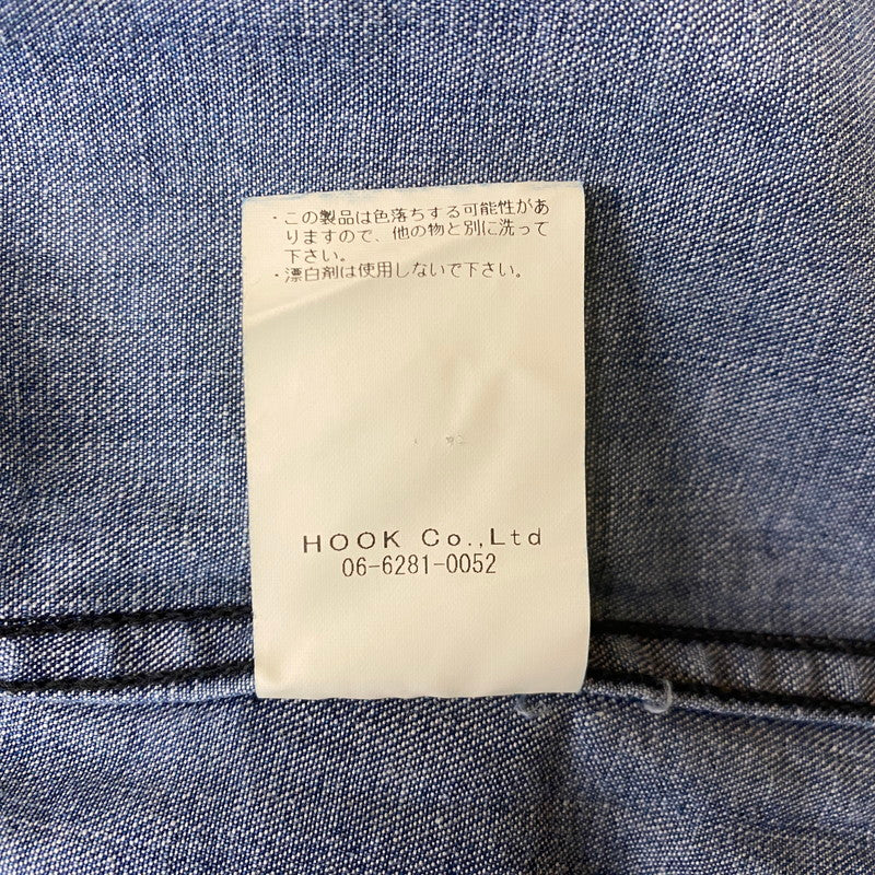 【中古品】【メンズ】 KOJIMA GENES 児島ジーンズ DENIM SHIRT MADE IN JAPAN デニムシャツ トップス 日本製 145-260702-ss-04-tei サイズ：XL カラー：インディゴ 万代Net店