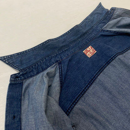 【中古品】【メンズ】 KOJIMA GENES 児島ジーンズ DENIM SHIRT MADE IN JAPAN デニムシャツ トップス 日本製 145-260702-ss-04-tei サイズ：XL カラー：インディゴ 万代Net店