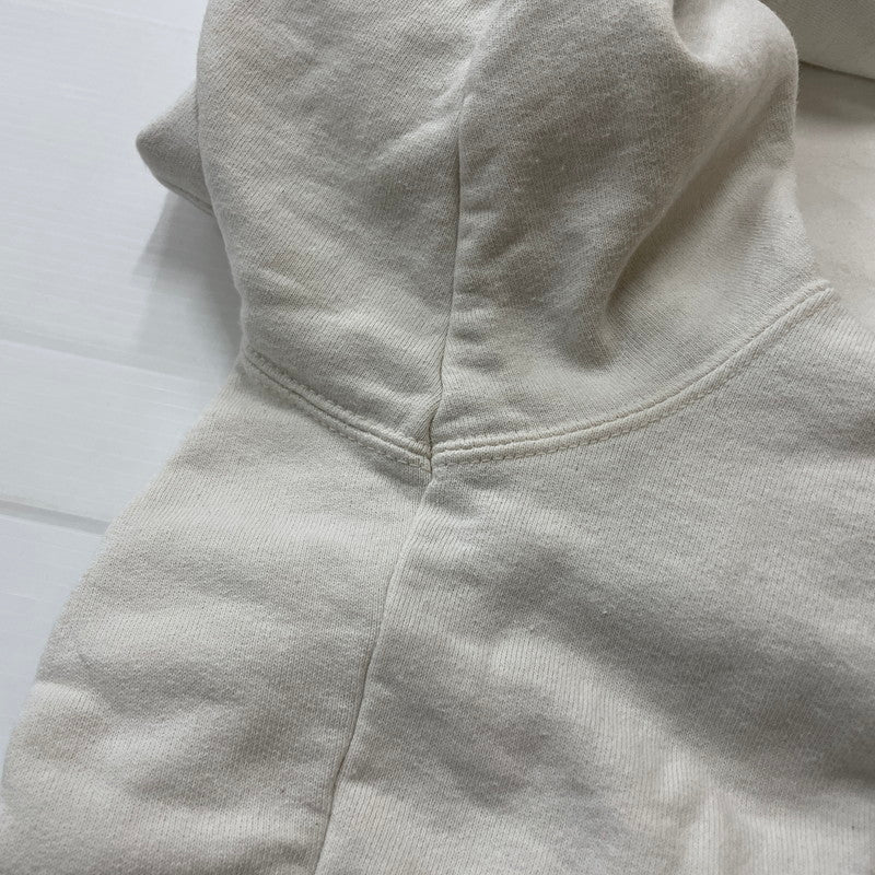 【中古品】【メンズ】 SUPREME シュプリーム 19FW SMALL BOX LOGO CREWNECK 19年秋冬 スモール ボックス ロゴ クールネック 長袖 トップス トレーナ－ 149-260618-sa-12-tei サイズ：L カラー：クリーム 万代Net店