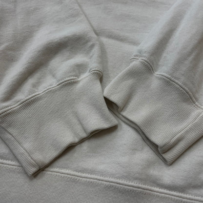 【中古品】【メンズ】 SUPREME シュプリーム 19FW SMALL BOX LOGO CREWNECK 19年秋冬 スモール ボックス ロゴ クールネック 長袖 トップス トレーナ－ 149-260618-sa-12-tei サイズ：L カラー：クリーム 万代Net店
