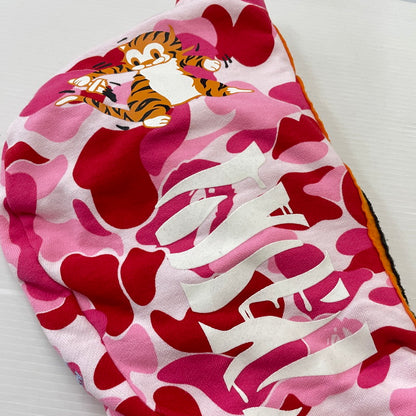 【中古品】【メンズ】 A BATHINGAPE アベイシングエイプ SHARK FULLZIP HOODIE 001ZPK801003M シャーク フルジップ フーディ 長袖 トップス パーカー 144-260615-sa-11-tei サイズ：M カラー：ピンク 万代Net店