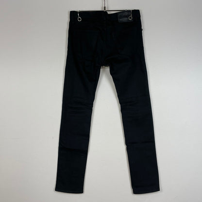 【中古品】【メンズ】 HYSTERIC GLAMOUR ヒステリック グラマー STUDDED STRAIGHT DENIM 0241AP20 スタッズ スリムストレート デニムパンツ ボトムス 151-260615-sa-15-tei サイズ：30 カラー：ブラック 万代Net店