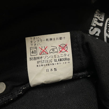 【中古品】【メンズ】 HYSTERIC GLAMOUR ヒステリック グラマー STUDDED STRAIGHT DENIM 0241AP20 スタッズ スリムストレート デニムパンツ ボトムス 151-260615-sa-15-tei サイズ：30 カラー：ブラック 万代Net店