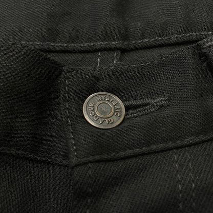 【中古品】【メンズ】 HYSTERIC GLAMOUR ヒステリック グラマー STUDDED STRAIGHT DENIM 0241AP20 スタッズ スリムストレート デニムパンツ ボトムス 151-260615-sa-15-tei サイズ：30 カラー：ブラック 万代Net店
