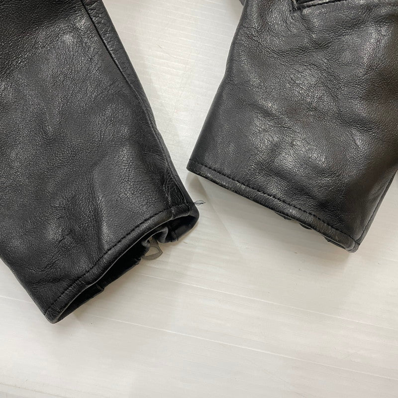 【中古品】【メンズ】 SCHOTT ショット DOUBLE BREST RIDERS JACKET 3171060 ダブル ベスト ライダース ジャケット アウター 145-260615-sa-13-tei サイズ：L カラー：ブラック 万代Net店