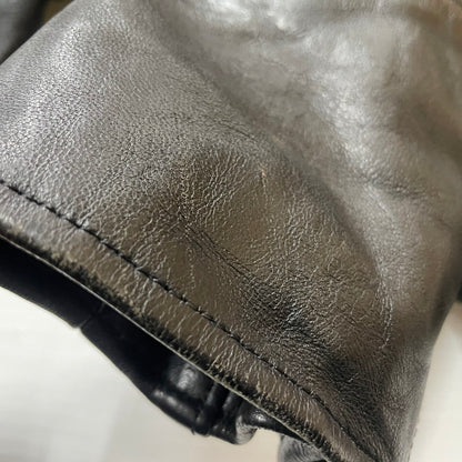 【中古品】【メンズ】 SCHOTT ショット DOUBLE BREST RIDERS JACKET 3171060 ダブル ベスト ライダース ジャケット アウター 145-260615-sa-13-tei サイズ：L カラー：ブラック 万代Net店