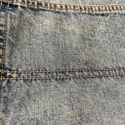 【中古品】【メンズ】 CALVIN KLEIN カルバンクライン 90’ｓ COVERALL DENIM JACKET 90年代 カバーオール デニム ジャケット アウター 141-260615-sa-12-tei サイズ：XL カラー：インディゴ 万代Net店