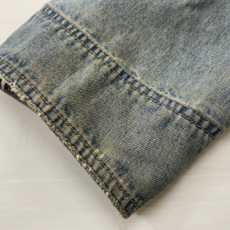 【中古品】【メンズ】 CALVIN KLEIN カルバンクライン 90’ｓ COVERALL DENIM JACKET 90年代 カバーオール デニム ジャケット アウター 141-260615-sa-12-tei サイズ：XL カラー：インディゴ 万代Net店