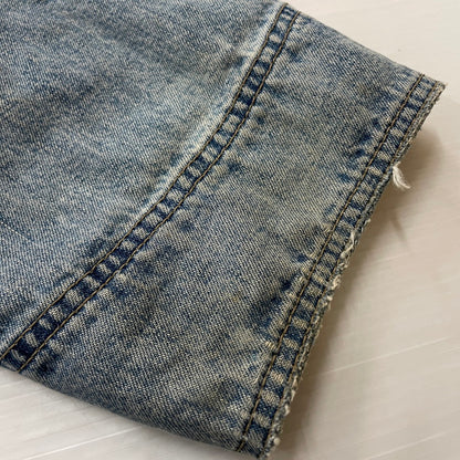【中古品】【メンズ】 CALVIN KLEIN カルバンクライン 90’ｓ COVERALL DENIM JACKET 90年代 カバーオール デニム ジャケット アウター 141-260615-sa-12-tei サイズ：XL カラー：インディゴ 万代Net店