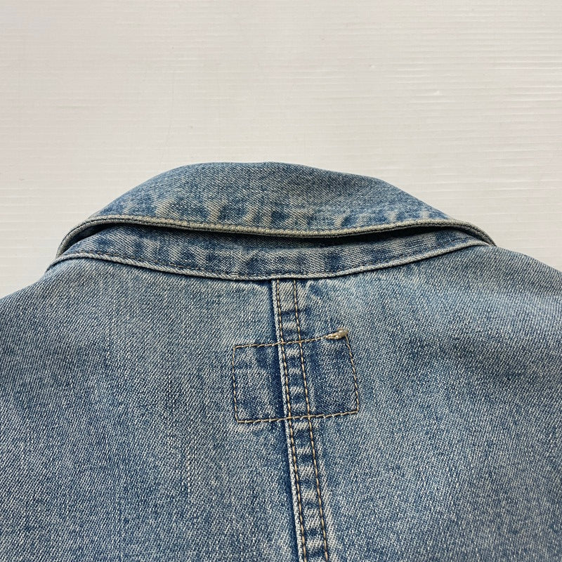 【中古品】【メンズ】 CALVIN KLEIN カルバンクライン 90’ｓ COVERALL DENIM JACKET 90年代 カバーオール デニム ジャケット アウター 141-260615-sa-12-tei サイズ：XL カラー：インディゴ 万代Net店