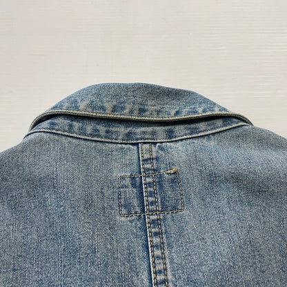 【中古品】【メンズ】 CALVIN KLEIN カルバンクライン 90’ｓ COVERALL DENIM JACKET 90年代 カバーオール デニム ジャケット アウター 141-260615-sa-12-tei サイズ：XL カラー：インディゴ 万代Net店