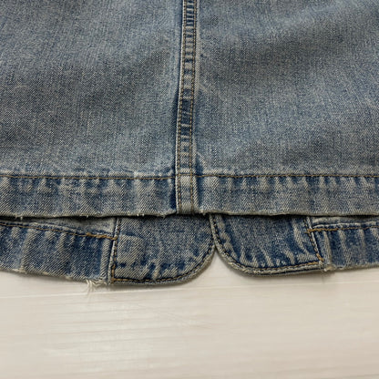 【中古品】【メンズ】 CALVIN KLEIN カルバンクライン 90’ｓ COVERALL DENIM JACKET 90年代 カバーオール デニム ジャケット アウター 141-260615-sa-12-tei サイズ：XL カラー：インディゴ 万代Net店