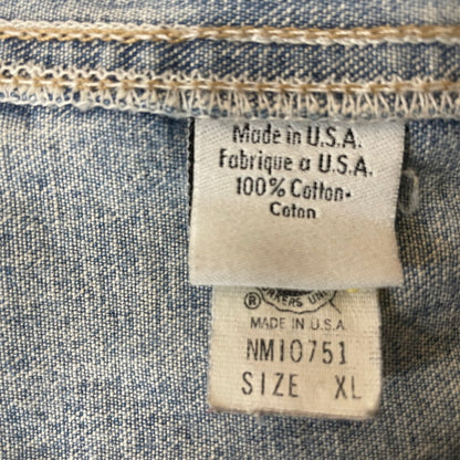 【中古品】【メンズ】 CALVIN KLEIN カルバンクライン 90’ｓ COVERALL DENIM JACKET 90年代 カバーオール デニム ジャケット アウター 141-260615-sa-12-tei サイズ：XL カラー：インディゴ 万代Net店