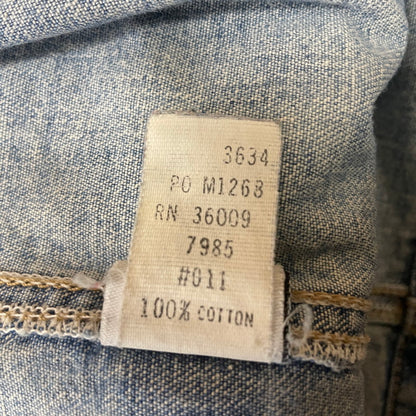 【中古品】【メンズ】 CALVIN KLEIN カルバンクライン 90’ｓ COVERALL DENIM JACKET 90年代 カバーオール デニム ジャケット アウター 141-260615-sa-12-tei サイズ：XL カラー：インディゴ 万代Net店