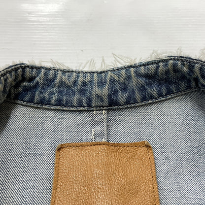 【現状渡し品】【メンズ】 JOUNAL STANDARD ジャーナル スタンダード USED PROCESSING NOCOLLAR COVERALL ユーズド 加工 ノーカラーカバーオール アウター 147-260830-sa-09-tei サイズ：M カラー：インディゴ 万代Net店