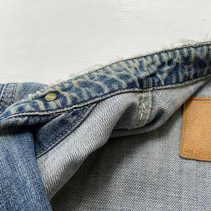 【現状渡し品】【メンズ】 JOUNAL STANDARD ジャーナル スタンダード USED PROCESSING NOCOLLAR COVERALL ユーズド 加工 ノーカラーカバーオール アウター 147-260830-sa-09-tei サイズ：M カラー：インディゴ 万代Net店