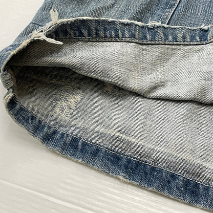 【現状渡し品】【メンズ】 JOUNAL STANDARD ジャーナル スタンダード USED PROCESSING NOCOLLAR COVERALL ユーズド 加工 ノーカラーカバーオール アウター 147-260830-sa-09-tei サイズ：M カラー：インディゴ 万代Net店
