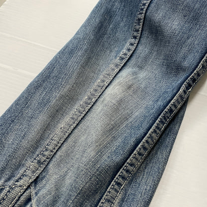 【現状渡し品】【メンズ】 JOUNAL STANDARD ジャーナル スタンダード USED PROCESSING NOCOLLAR COVERALL ユーズド 加工 ノーカラーカバーオール アウター 147-260830-sa-09-tei サイズ：M カラー：インディゴ 万代Net店