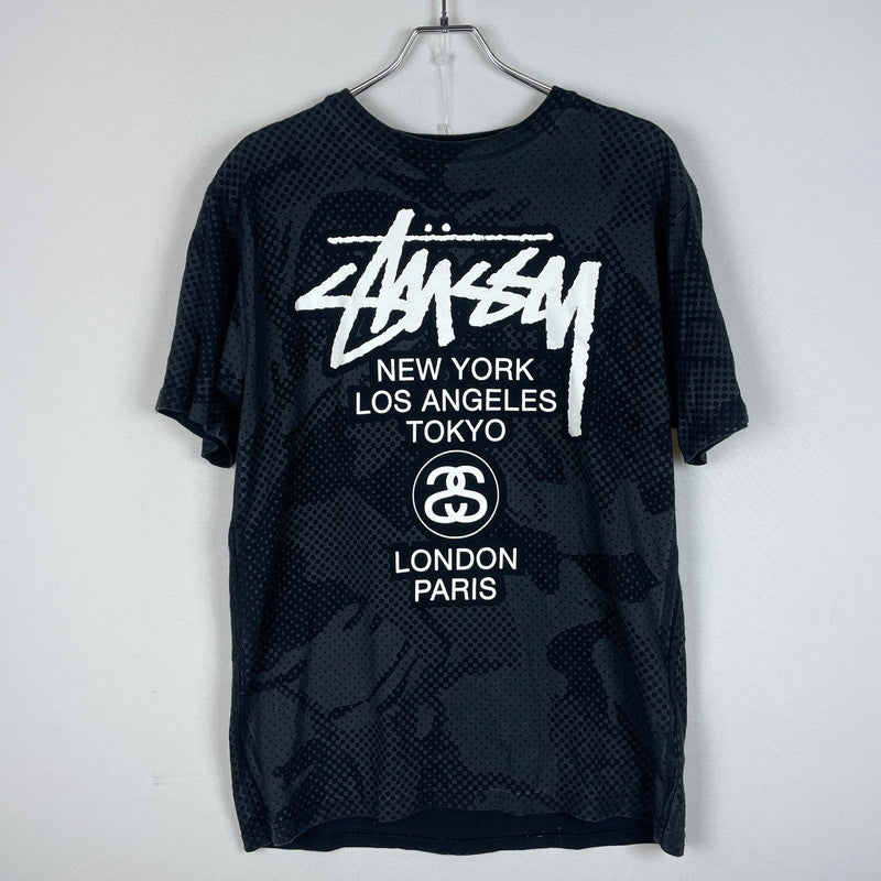 【中古品】【メンズ】 STUSSY ステューシー 00's S/S TEE 2000年代 ショートスリーブ Ｔシャツ 半袖 トップス 142-260618-sa-16-tei サイズ：M カラー：ブラック 万代Net店