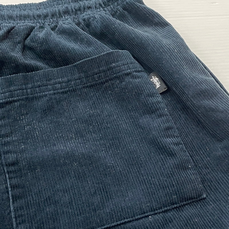 【中古品】【メンズ】 STUSSY ステューシー CORDUROY PANTS コーデュロイ パンツ ボトムス 153-260618-sa-25-tei サイズ：L カラー：ネイビー 万代Net店