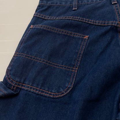 【中古品】【メンズ】 BIGMAC ビッグマック 80’ｓ PAINTER PANTS VINTAGE 80年代 ペインター パンツ ボトムス ヴィンテージ 156-260615-sa-14-tei サイズ：不明 カラー：インディゴ 万代Net店
