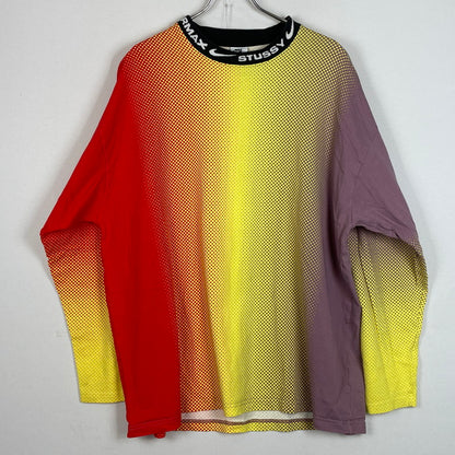 【中古品】【メンズ】 STUSSY ステューシー × NIKE ナイキ 別注コラボ L/S TOP DO5308-902 ロングスリーブ トップス マルチカラー 142-260615-sa-10-tei サイズ：XL カラー：マルチ 万代Net店