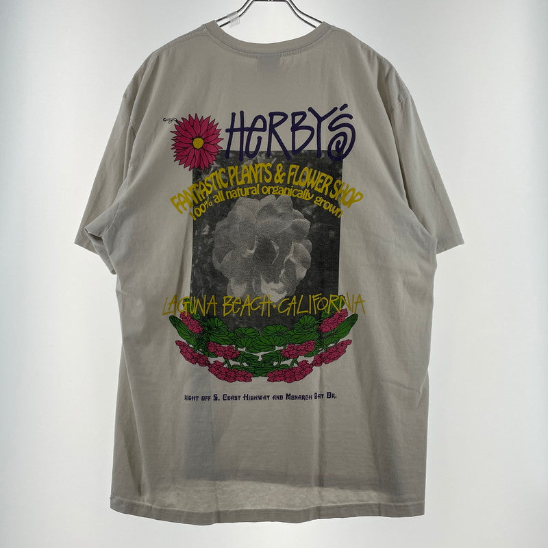 【中古品】【メンズ】 STUSSY ステューシー HERBY`S TEE エルビーズ Ｔシャツ 半袖 トップス 142-260618-sa-18-tei サイズ：XL カラー：グレー 万代Net店