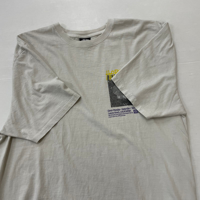 【中古品】【メンズ】 STUSSY ステューシー HERBY`S TEE エルビーズ Ｔシャツ 半袖 トップス 142-260618-sa-18-tei サイズ：XL カラー：グレー 万代Net店