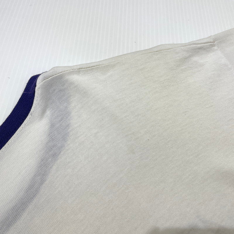 【中古品】【メンズ】 CHAMPION チャンピオン 80's PURDUE UNIVERSITY RINGER NECK TEE VINTAGE 80年代 パデュー大学 リンガー Tシャツ 半袖 トップス トリコタグ ヴィンテージ 145-260828-yo-11-teih サイズ：XL カラー：ホワイト 万代Net店