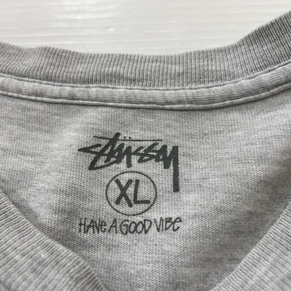 【中古品】【メンズ】 STUSSY ステューシー 90’s WORLDWIDE TEE 90年代 ワールドワイド Ｔシャツ 半袖 トップス 142-260618-sa-17-tei サイズ：XL カラー：グレー 万代Net店