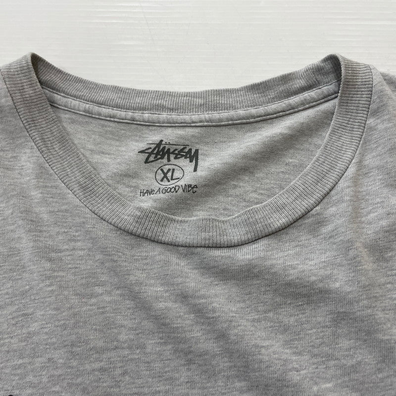 【中古品】【メンズ】 STUSSY ステューシー 90’s WORLDWIDE TEE 90年代 ワールドワイド Ｔシャツ 半袖 トップス 142-260618-sa-17-tei サイズ：XL カラー：グレー 万代Net店