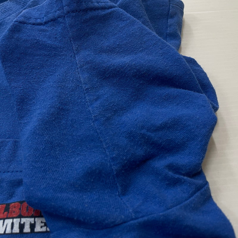 【中古品】【メンズ】 MARLBORO マルボロ UNLIMITED WOLF TEE アンリミテッド ウルフ Ｔシャツ 半袖 トップス 145-260615-sa-08-tei サイズ：フリーサイズ カラー：ブルー 万代Net店