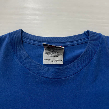 【中古品】【メンズ】 MARLBORO マルボロ UNLIMITED WOLF TEE アンリミテッド ウルフ Ｔシャツ 半袖 トップス 145-260615-sa-08-tei サイズ：フリーサイズ カラー：ブルー 万代Net店