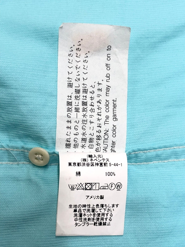 【中古品】【メンズ】 AiE エーアイイー Open Collar Corduroy Shirt オープンカラーコーデュロイシャツ トップス 140-260819-SH-16-hon サイズ：S カラー：ライトブルー 万代Net店