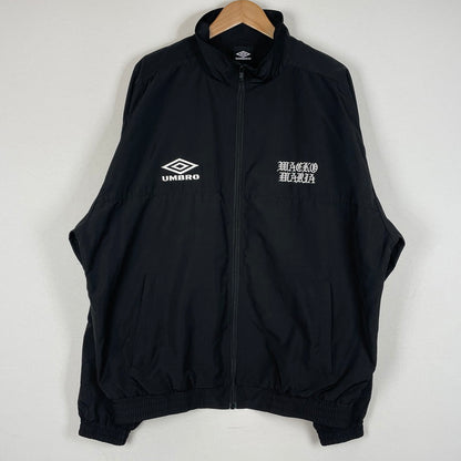 【中古品】【メンズ】 WACKO MARIA ワコマリア × UMBRO アンブロ 別注コラボ TRACK JACKET 26SS-WMO-UB01トラック ジャケット アウター 140-260615-sa-02-tei サイズ：XL カラー：ブラック 万代Net店
