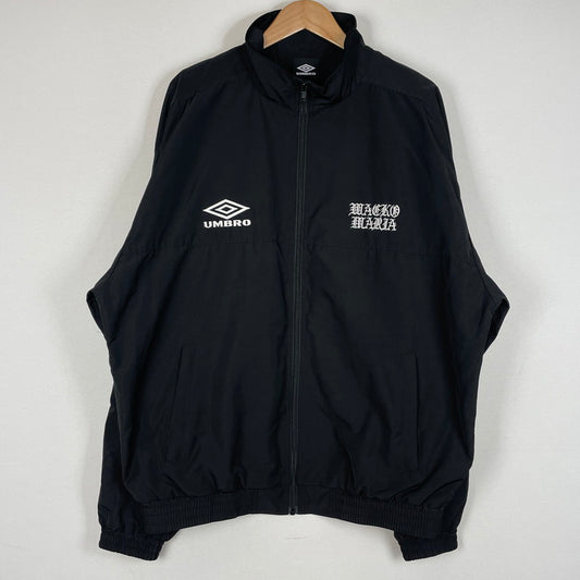 【中古品】【メンズ】 WACKO MARIA ワコマリア × UMBRO アンブロ 別注コラボ TRACK JACKET 26SS-WMO-UB01トラック ジャケット アウター 140-260615-sa-02-tei サイズ：XL カラー：ブラック 万代Net店