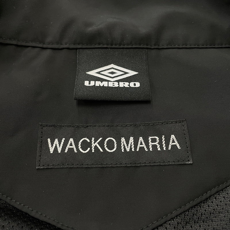 【中古品】【メンズ】 WACKO MARIA ワコマリア × UMBRO アンブロ 別注コラボ TRACK JACKET 26SS-WMO-UB01トラック ジャケット アウター 140-260615-sa-02-tei サイズ：XL カラー：ブラック 万代Net店