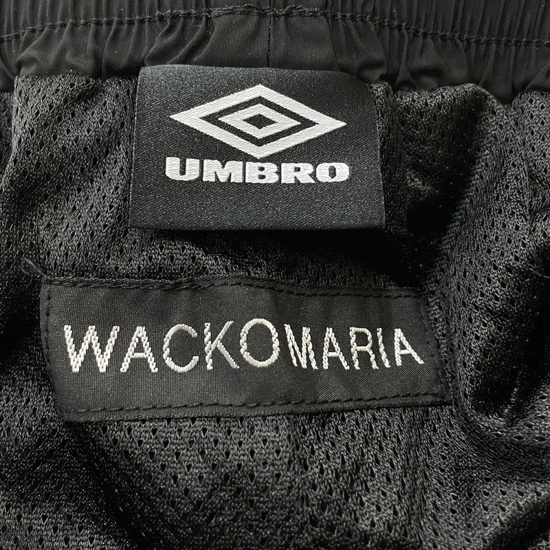 【中古品】【メンズ】 WACKO MARIA ワコマリア × UMBRO アンブロ 別注コラボ TRACK PANT 26SS-WMO-UB02トラック パンツ ボトムス 151-260615-sa-03-tei サイズ：XL カラー：ブラック 万代Net店