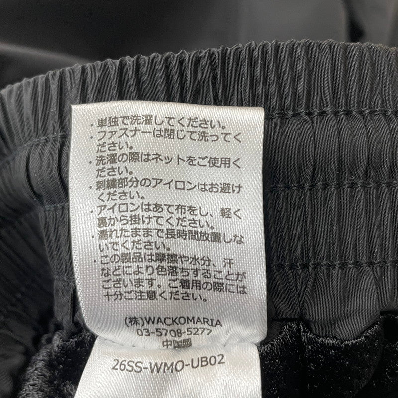 【中古品】【メンズ】 WACKO MARIA ワコマリア × UMBRO アンブロ 別注コラボ TRACK PANT 26SS-WMO-UB02トラック パンツ ボトムス 151-260615-sa-03-tei サイズ：XL カラー：ブラック 万代Net店