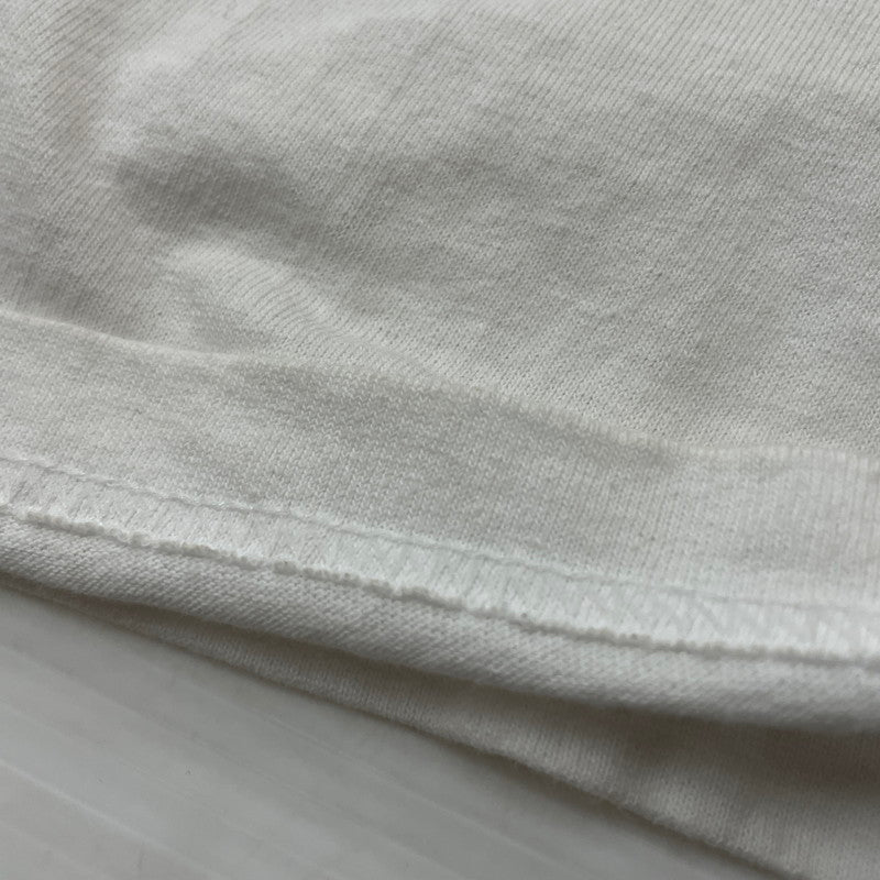 【中古品】【メンズ】 WACKOMARIA ワコマリア × THE DARK KNIGHT ザ ダークナイト 別注コラボ CREW NECK T-SHIRT JOKER クール ネック Ｔシャツ ジョーカー 半袖 トップス 140-260615-sa-04-tei サイズ：XL カラー：ホワイト 万代Net店