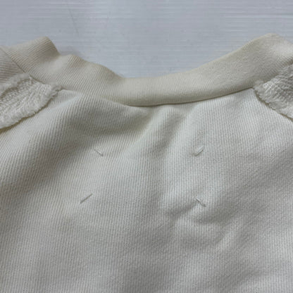 【中古品】【メンズ】 MAISON MARGIELA メゾン マルジェラ GRAPHIC PRINT SWEAT S30GU0083 グラフィック ペイント スウェット 長袖 トップス 141-260615-sa-09-tei サイズ：50 カラー：ホワイト 万代Net店