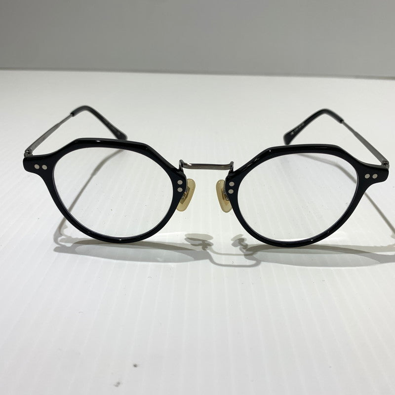 【中古品】【メンズ】 金子眼鏡 カネコメガネ BKAS KV-139 ヴィンテージ シリーズ メガネ サングラス アイウェア カネコオプティカル 203-260622-ko-04-tei サイズ：47□24-145 カラー：ブラック 万代Net店