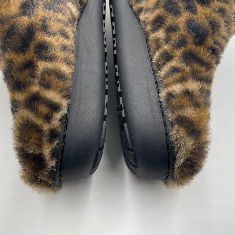 【中古品】【メンズ】 WACKO MARIA ワコマリア NANGA SUBU LEOPARD FUR AURORA WINTER SANDALS ナンガ スブ レオパード オーロラ ウィンター サンダル 靴 164-260619-sa-07-tei サイズ：3 カラー：レオパード 万代Net店