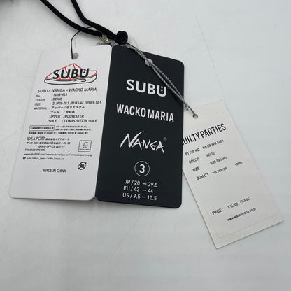 【中古品】【メンズ】 WACKO MARIA ワコマリア NANGA SUBU LEOPARD FUR AURORA WINTER SANDALS ナンガ スブ レオパード オーロラ ウィンター サンダル 靴 164-260619-sa-07-tei サイズ：3 カラー：レオパード 万代Net店
