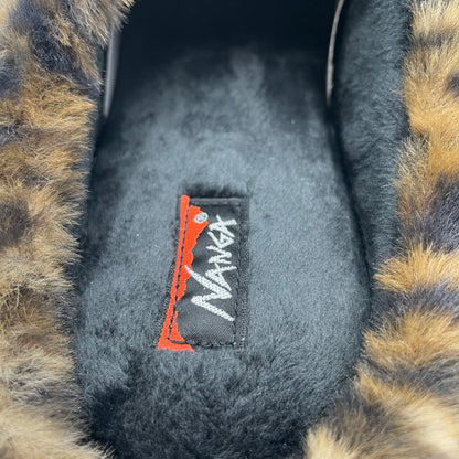 【中古品】【メンズ】 WACKO MARIA ワコマリア NANGA SUBU LEOPARD FUR AURORA WINTER SANDALS ナンガ スブ レオパード オーロラ ウィンター サンダル 靴 164-260619-sa-07-tei サイズ：3 カラー：レオパード 万代Net店