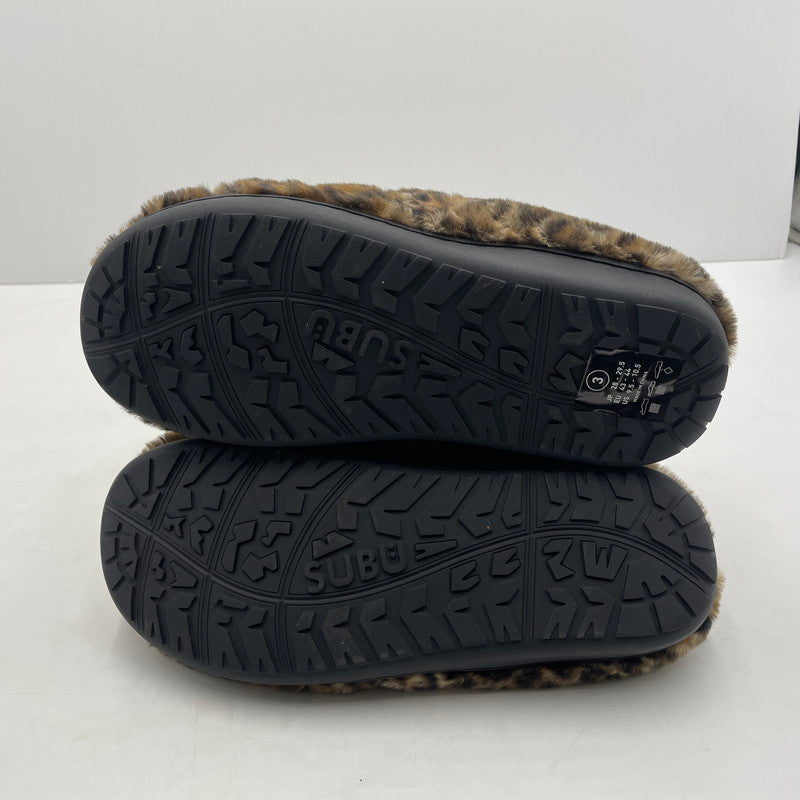 【中古品】【メンズ】 WACKO MARIA ワコマリア NANGA SUBU LEOPARD FUR AURORA WINTER SANDALS ナンガ スブ レオパード オーロラ ウィンター サンダル 靴 164-260619-sa-07-tei サイズ：3 カラー：レオパード 万代Net店
