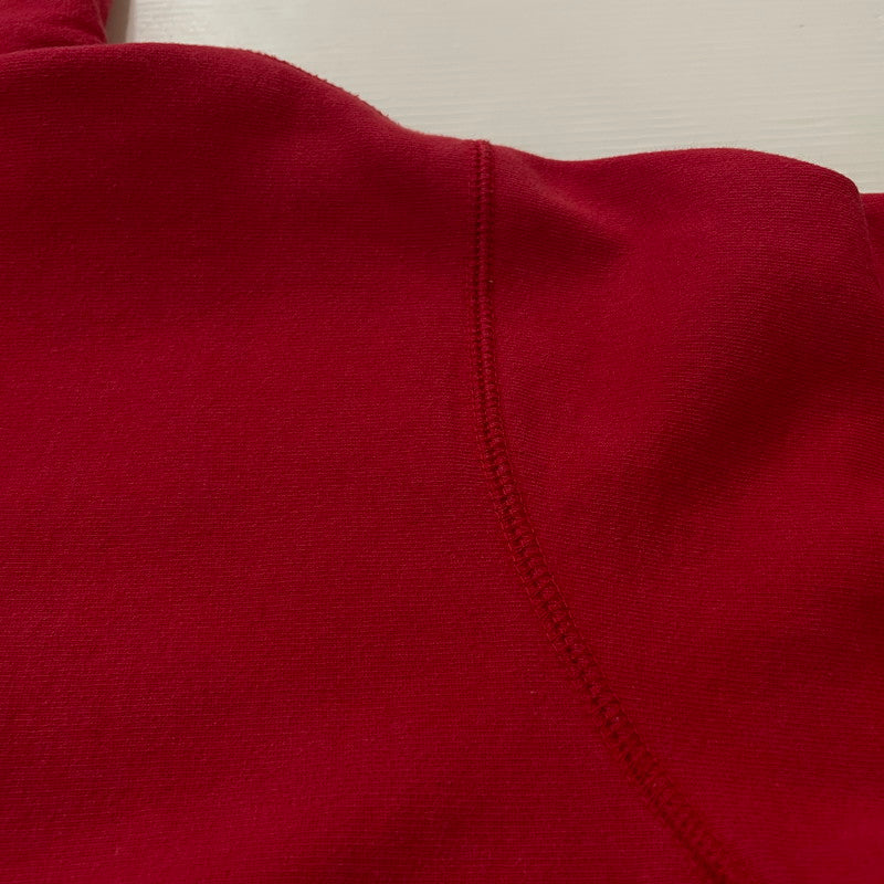 【現状渡し品】【メンズ】 SUPREME シュプリーム BOXLOGO HOODED SWEATSHIRT ボックスロゴ フーディ スウェット 長袖 トップス 149-260615-sa-01-tei サイズ：L カラー：レッド 万代Net店